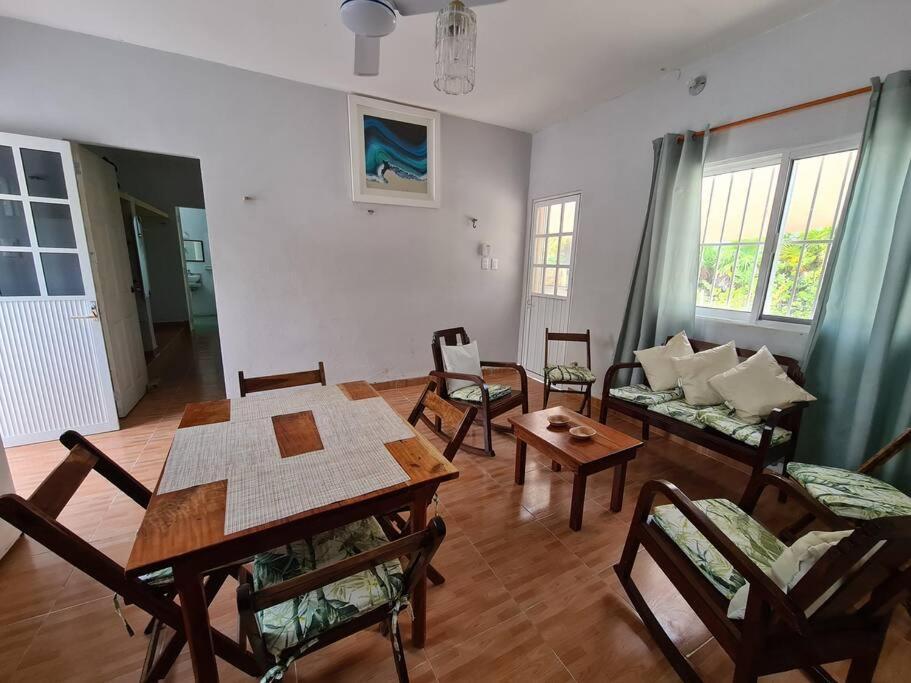 Appartement Casa Perla Marina, Pequena Casa Frente A La Playa. à El Cuyo Extérieur photo